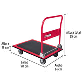Pretul 660 Lb, Folding Platform Hand Truck.